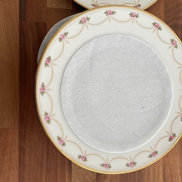 Vintage Limoges France salad plates set of 8 - Picture 2 of 5